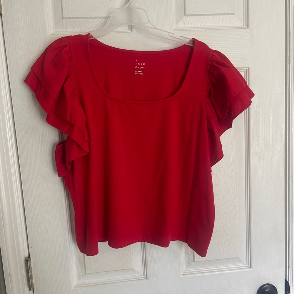 A new Day women’s blouse red
